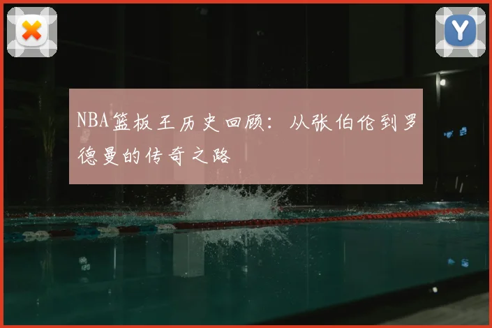 NBA篮板王历史回顾：从张伯伦到罗德曼的传奇之路